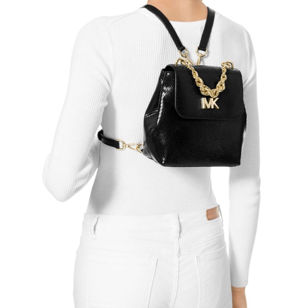 Michael Kors Mott Python Convertible Backpack - Picture 5 of 5